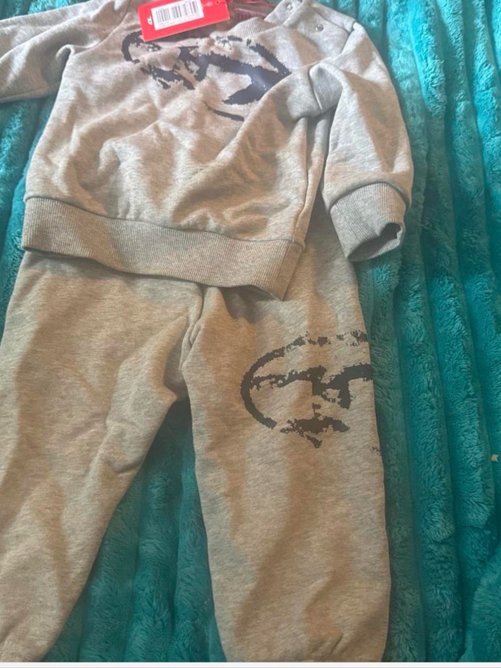 Diesel Grey Kids Logo Sweatpants